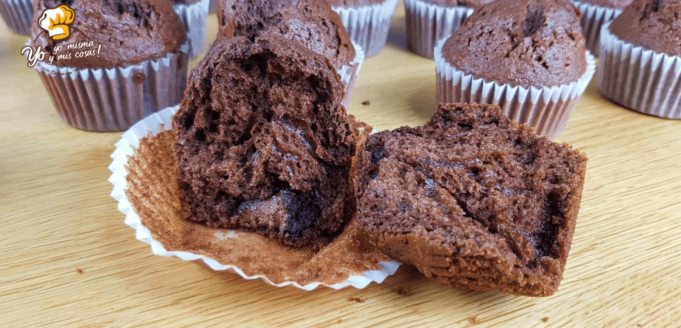 magdalenas de chocolate