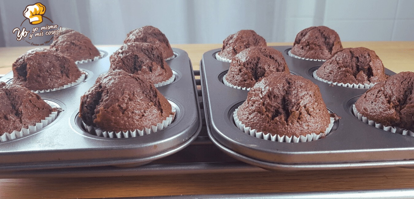 magdalenas de chocolate