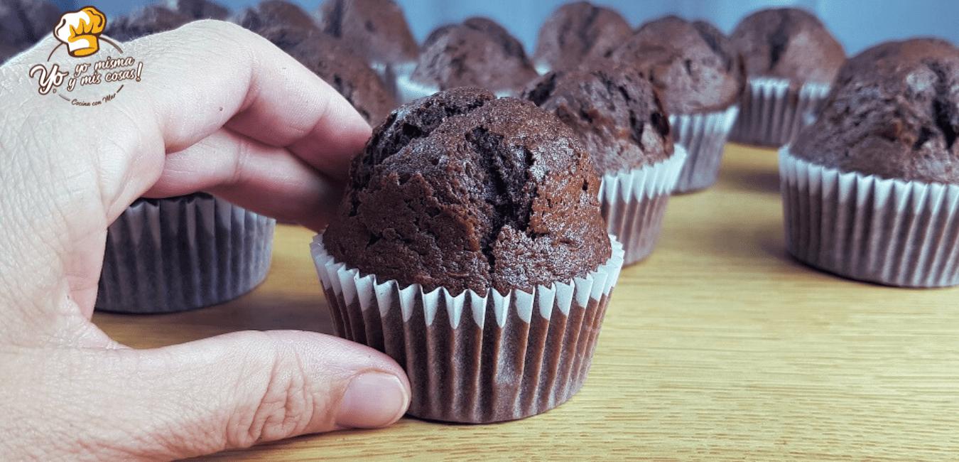 magdalenas de chocolate