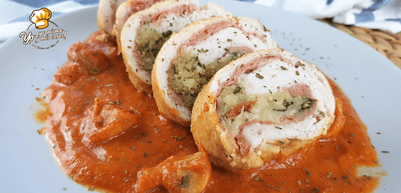receta de pechugas de pollo rellenas