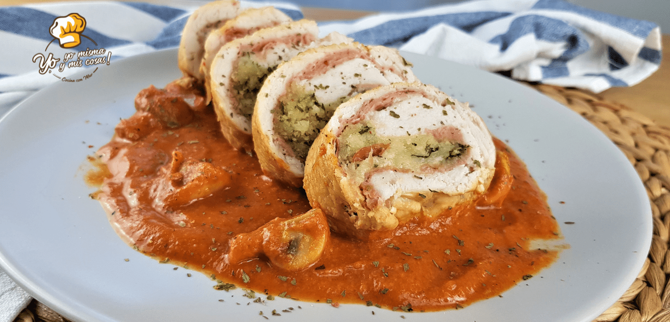 receta de pechugas de pollo rellenas