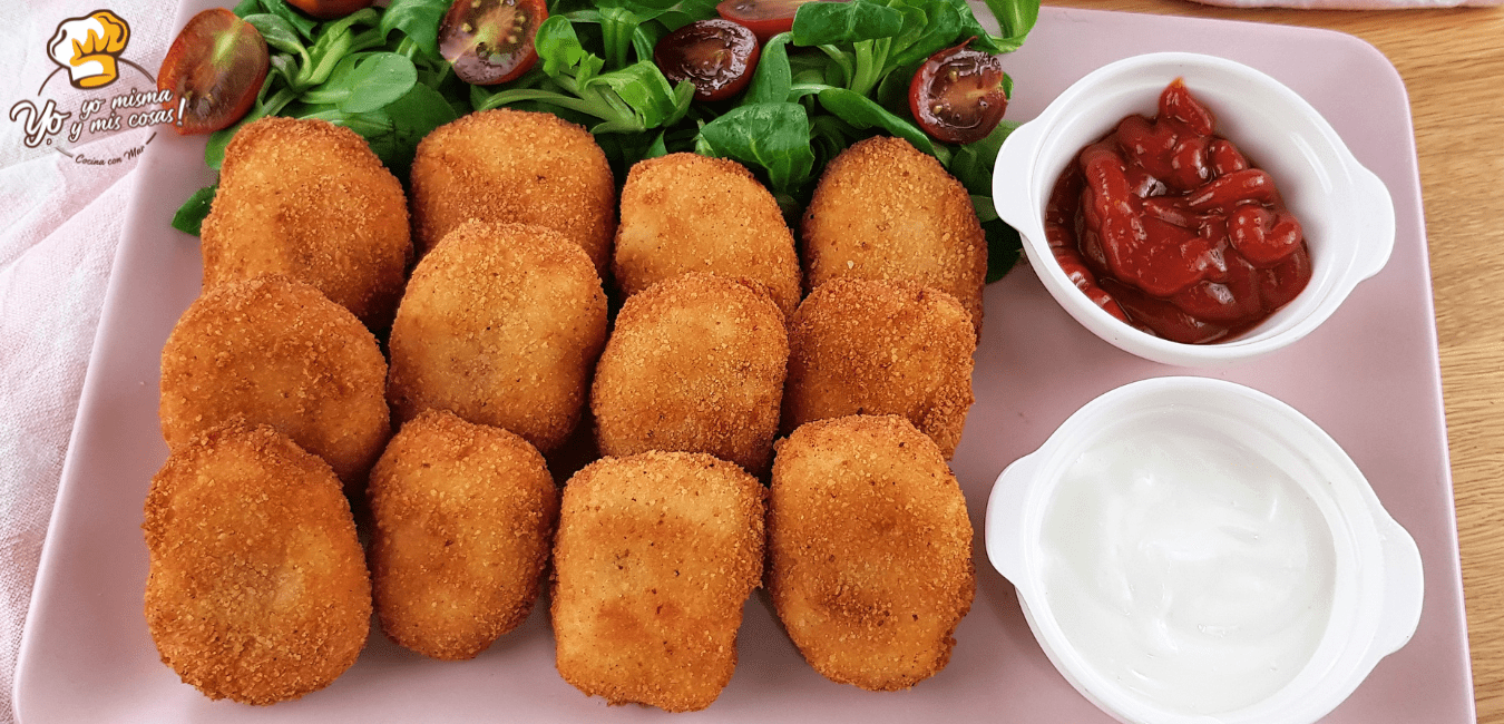 Nuggets de pollo caseros