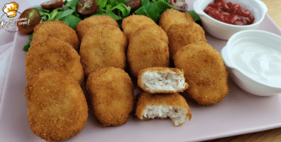 Nuggets de pollo caseros