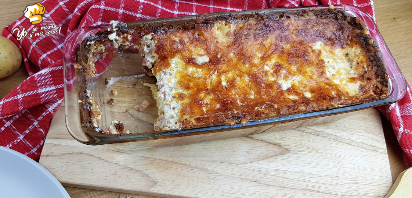 pastel de patatas y queso