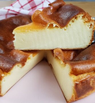 tarta de quesitos y yogur