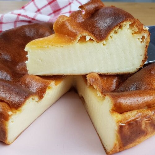 tarta de quesitos y yogur