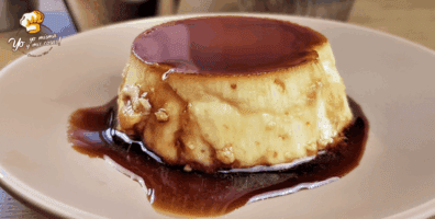 flan de queso individual