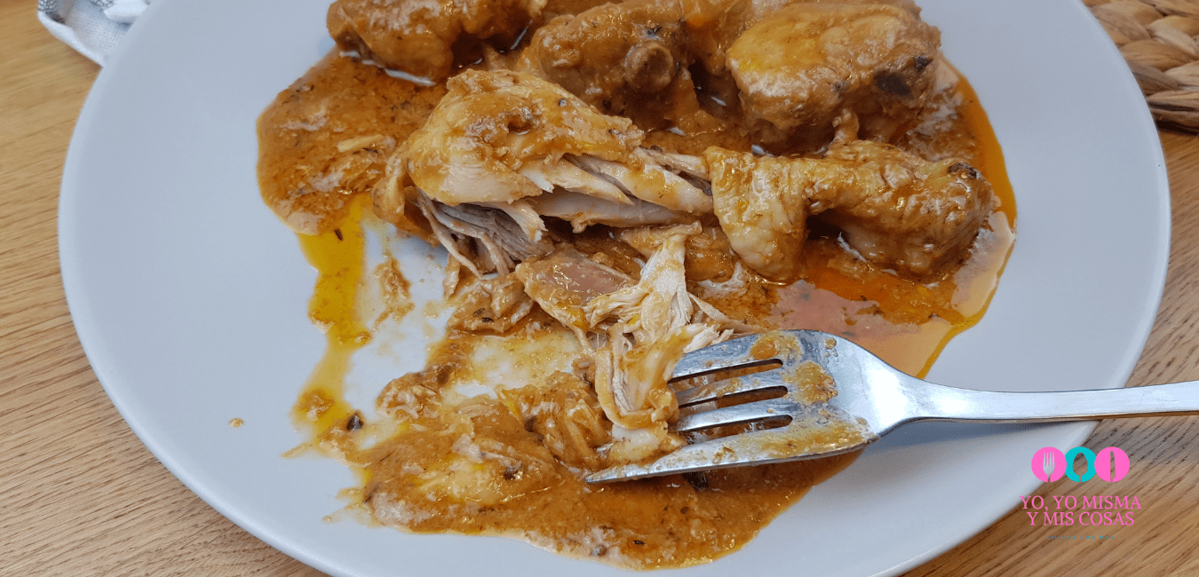 pollo en salsa al estilo de la abuela 