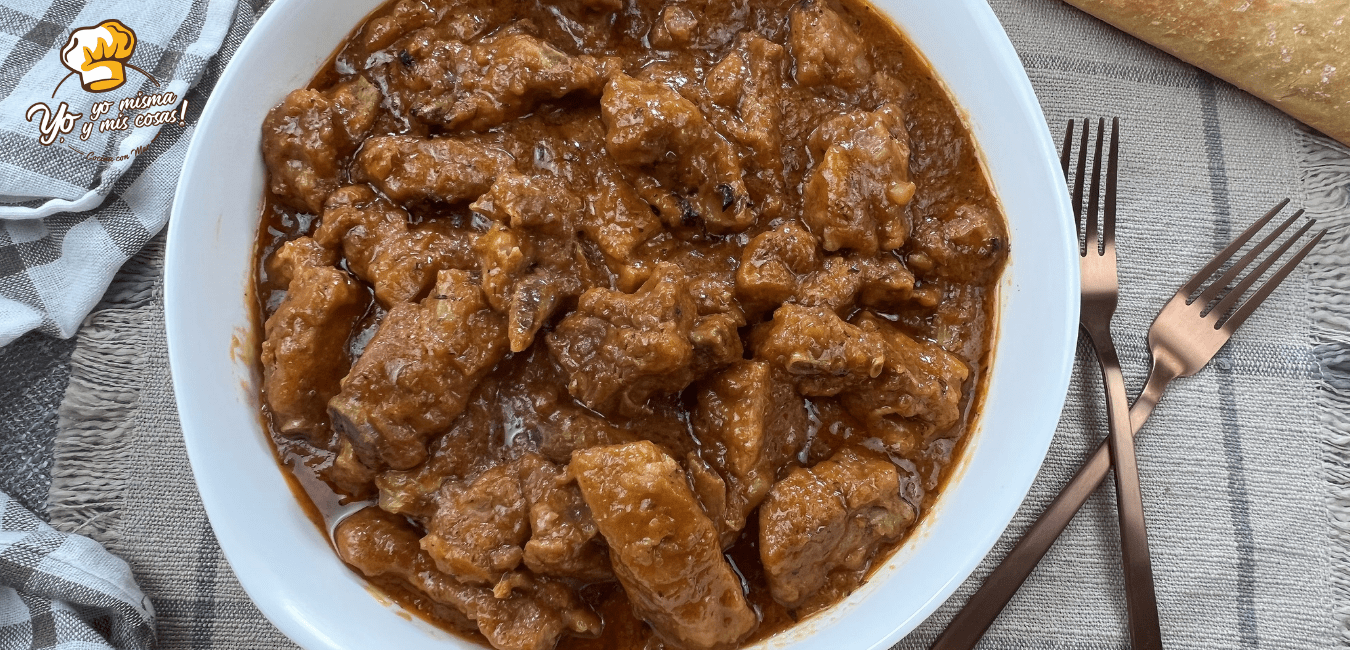 receta de costillas en salsa f&aacute;cil 