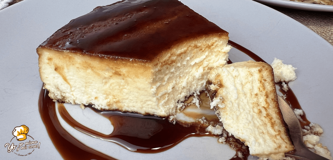 flan de queso mascarpone y yogur griego 
