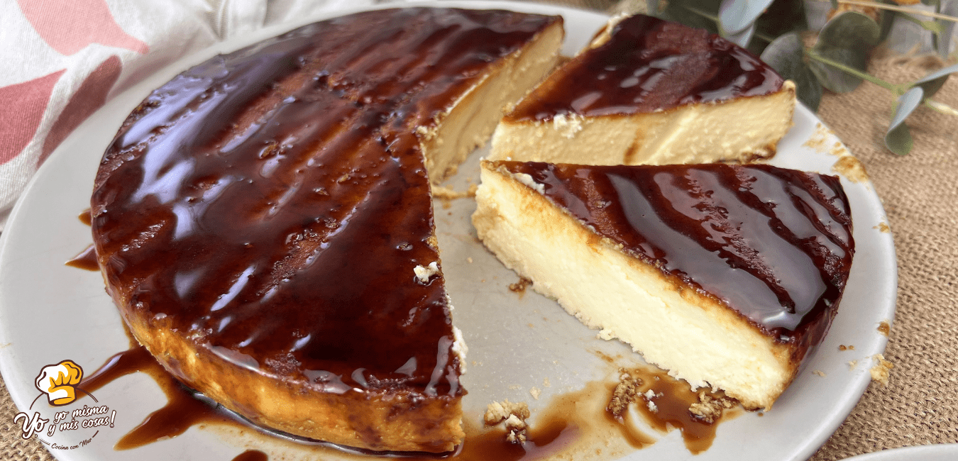 flan de queso mascarpone y yogur griego 