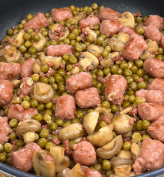 Receta de guisantes