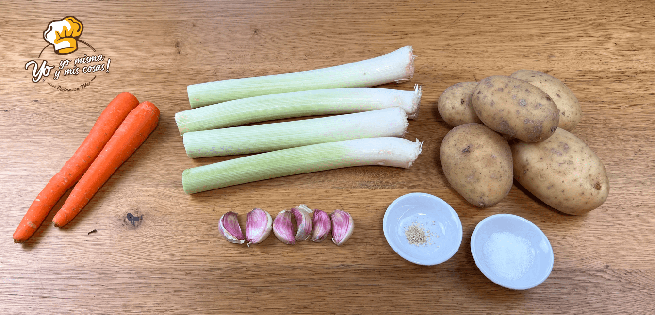 sopa de puerros
