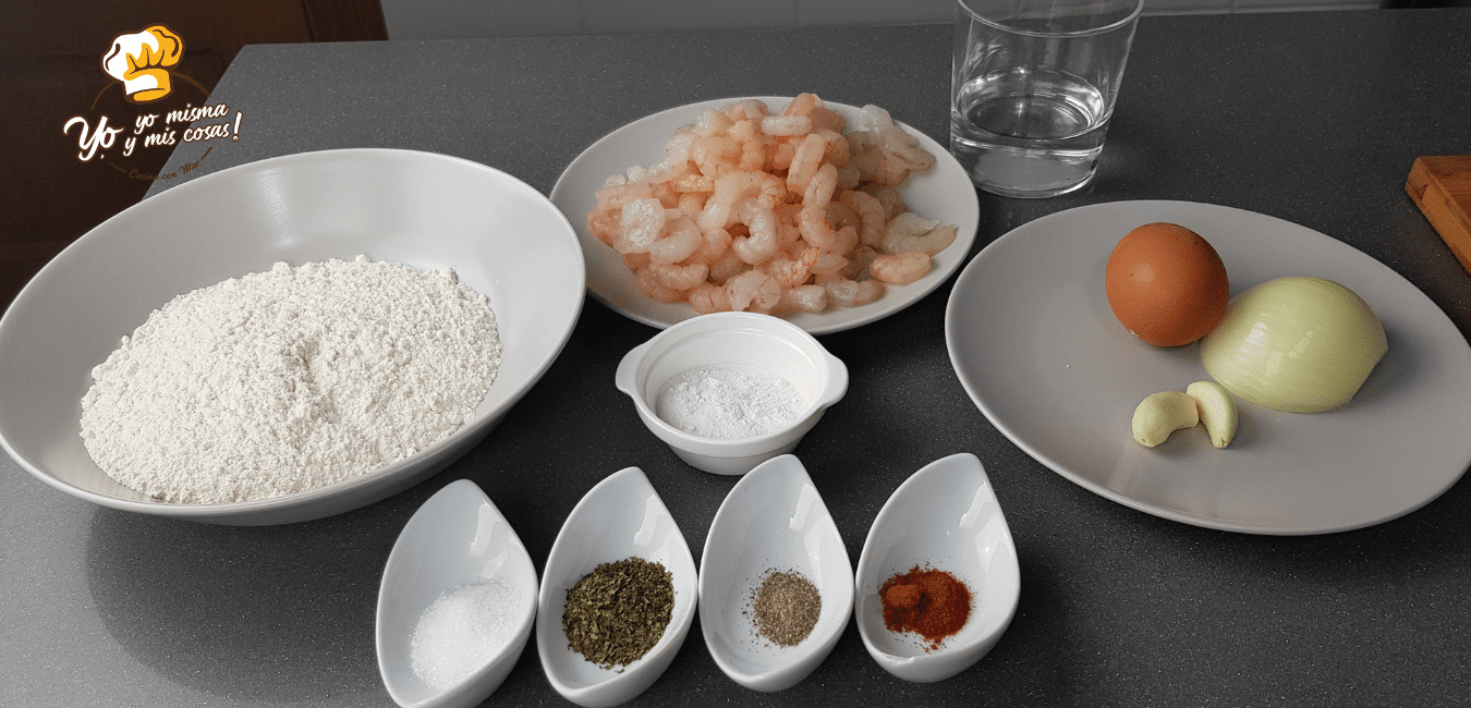 bu&ntilde;uelos de gambas 