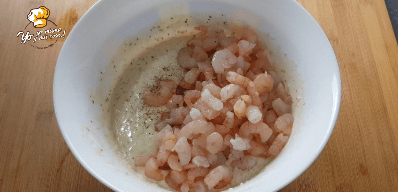 bu&ntilde;uelos de gambas 