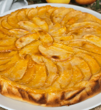 Tarta de manzana y yogur