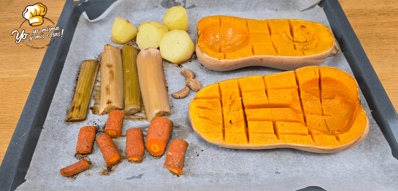 crema de calabaza asada