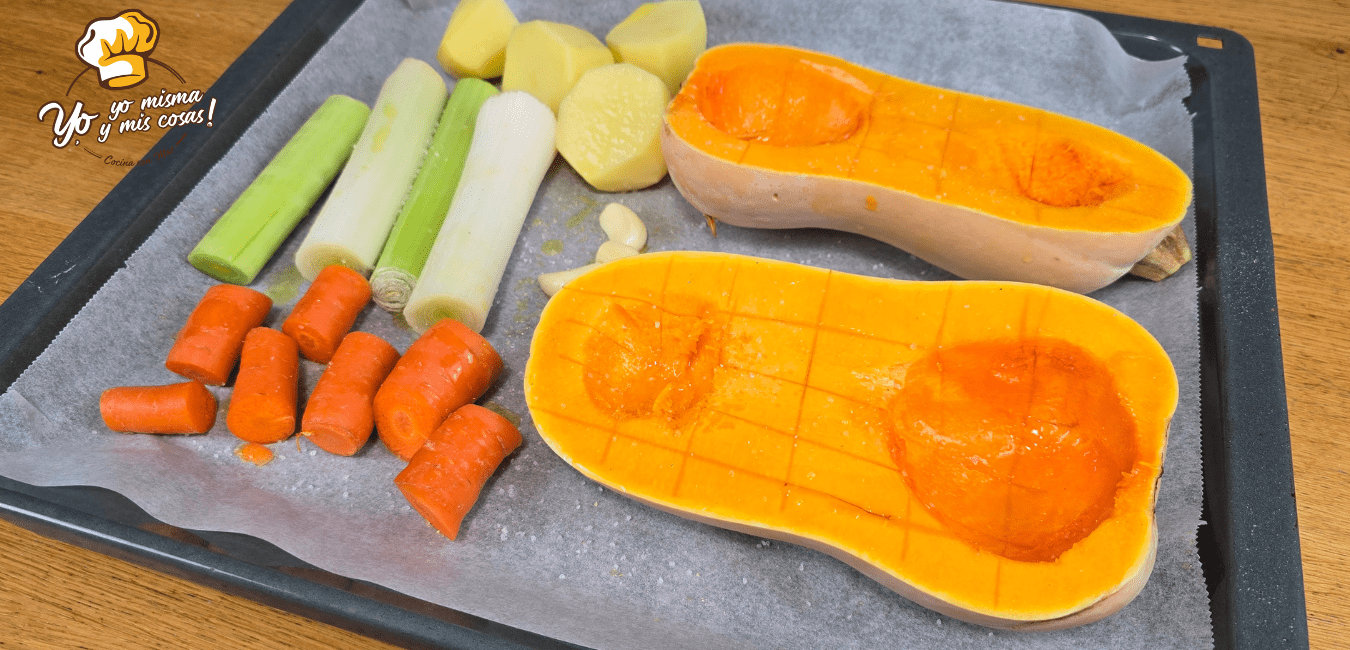 crema de calabaza asada