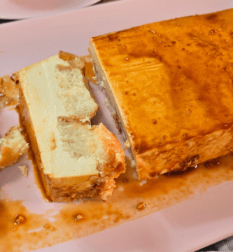 postre de pan y yogur