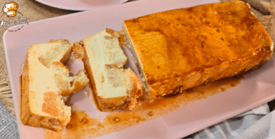 postre de pan y yogur