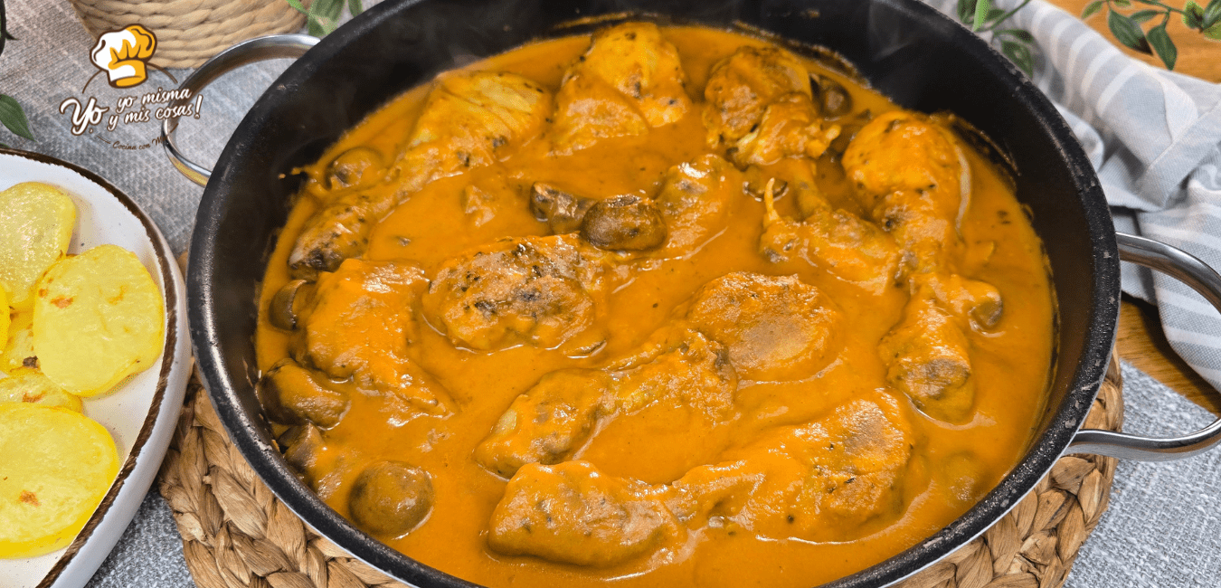 receta de pollo en salsa