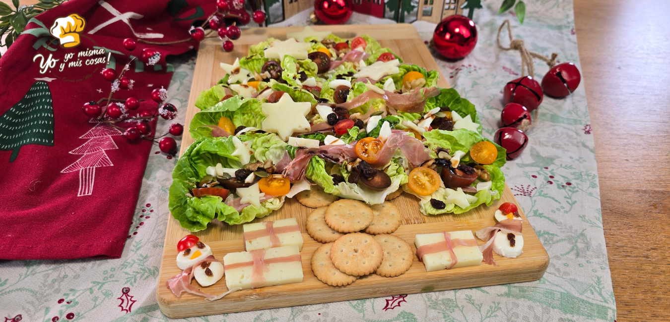 receta de ensalada &aacute;rbol navide&ntilde;o 