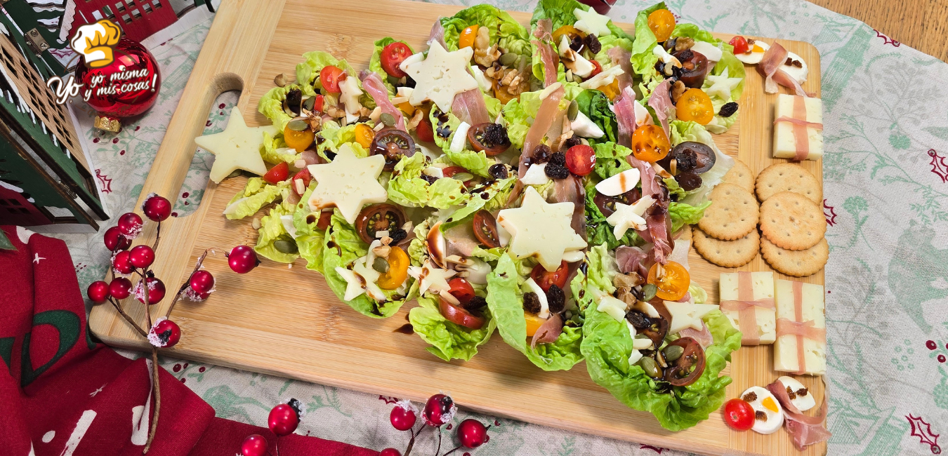 receta de ensalada &aacute;rbol navide&ntilde;o 