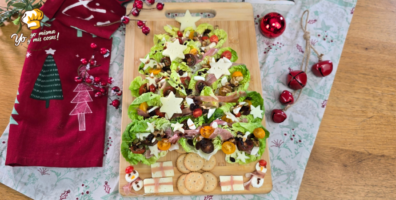 receta de ensalada árbol navideño