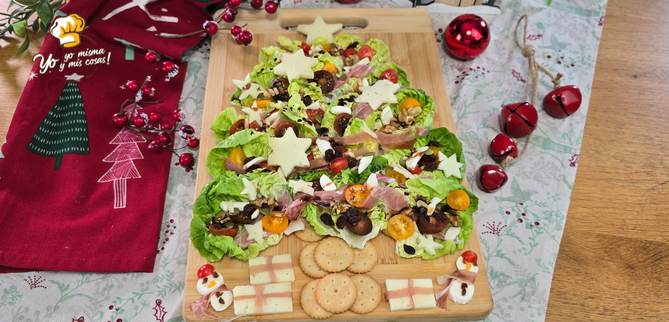 receta de ensalada &aacute;rbol navide&ntilde;o 