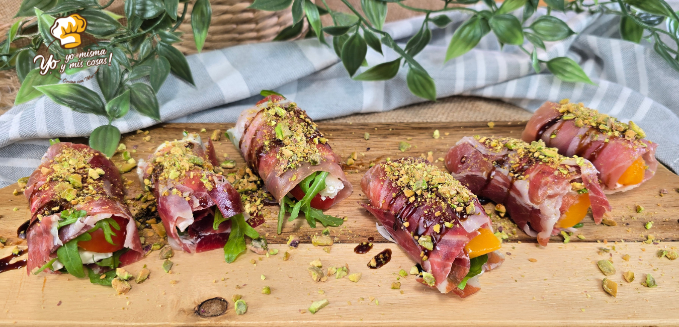 rollitos de jam&oacute;n