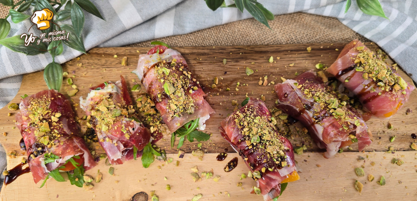 rollitos de jam&oacute;n