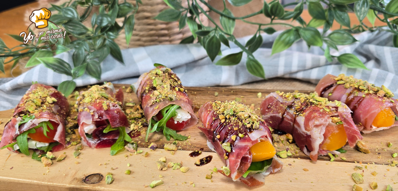 rollitos de jam&oacute;n