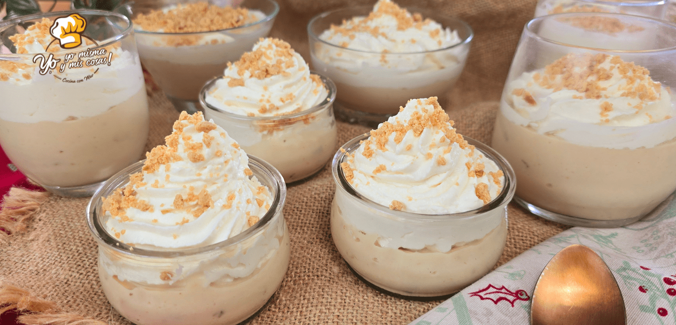 Postre Cremoso de Turr&oacute;n