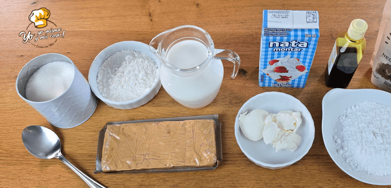 postre cremoso de turr&oacute;n