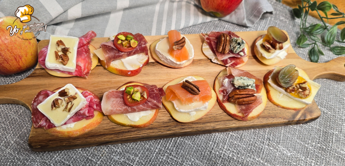 Aperitivos F&aacute;ciles con Manzana