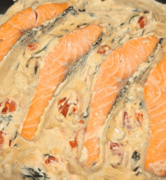 Salmón en Salsa cremosa