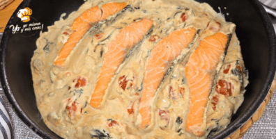 Salmón en Salsa cremosa