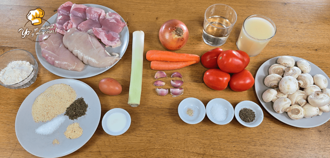 albóndigas de pollo en salsa