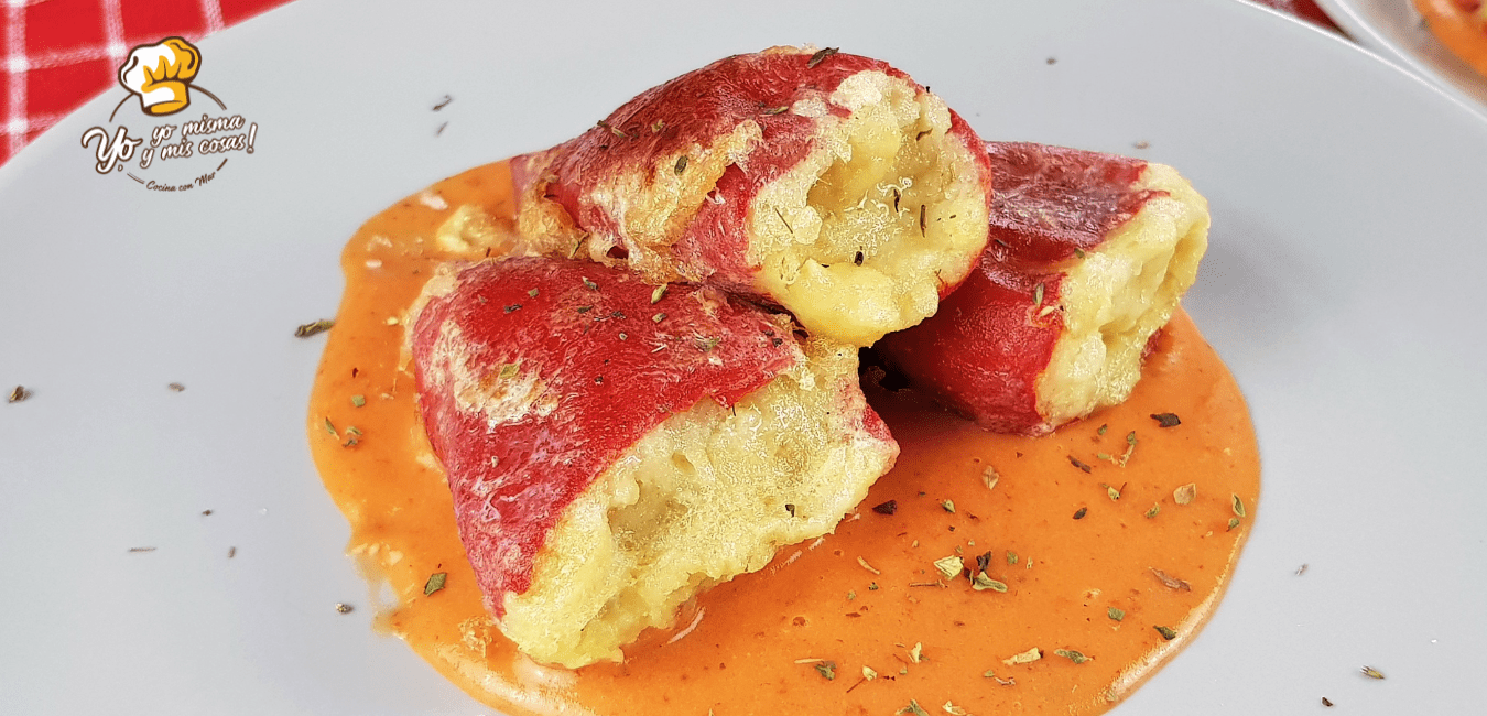pimientos rellenos de brandada de bacalao