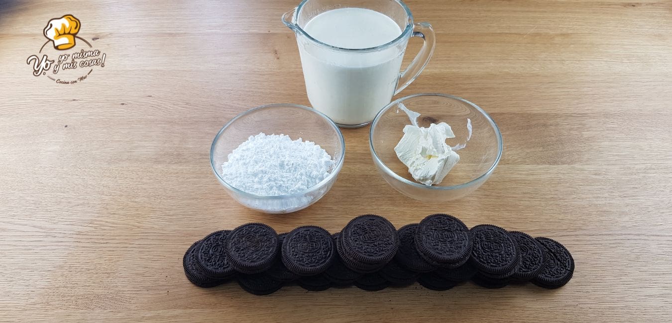 tarta de crepes y oreo