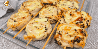 brochetas de pollo