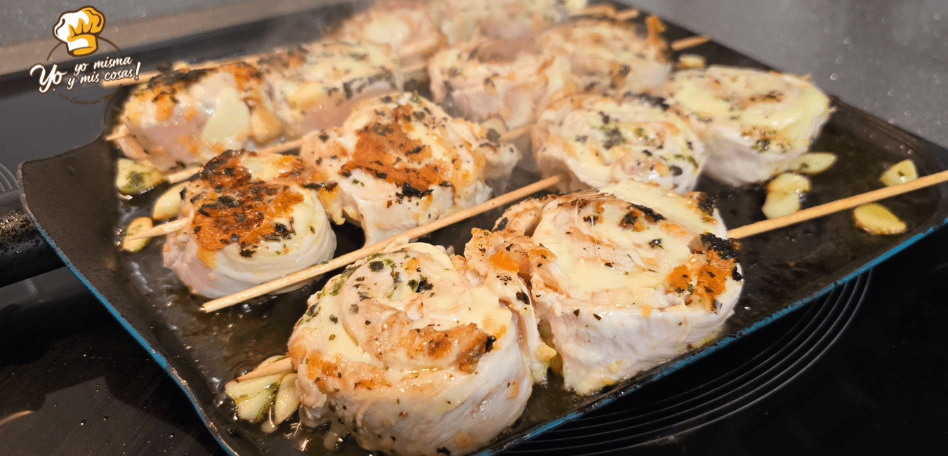 brochetas de pollo