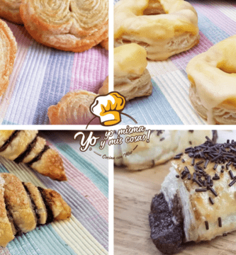dulces con hojaldre