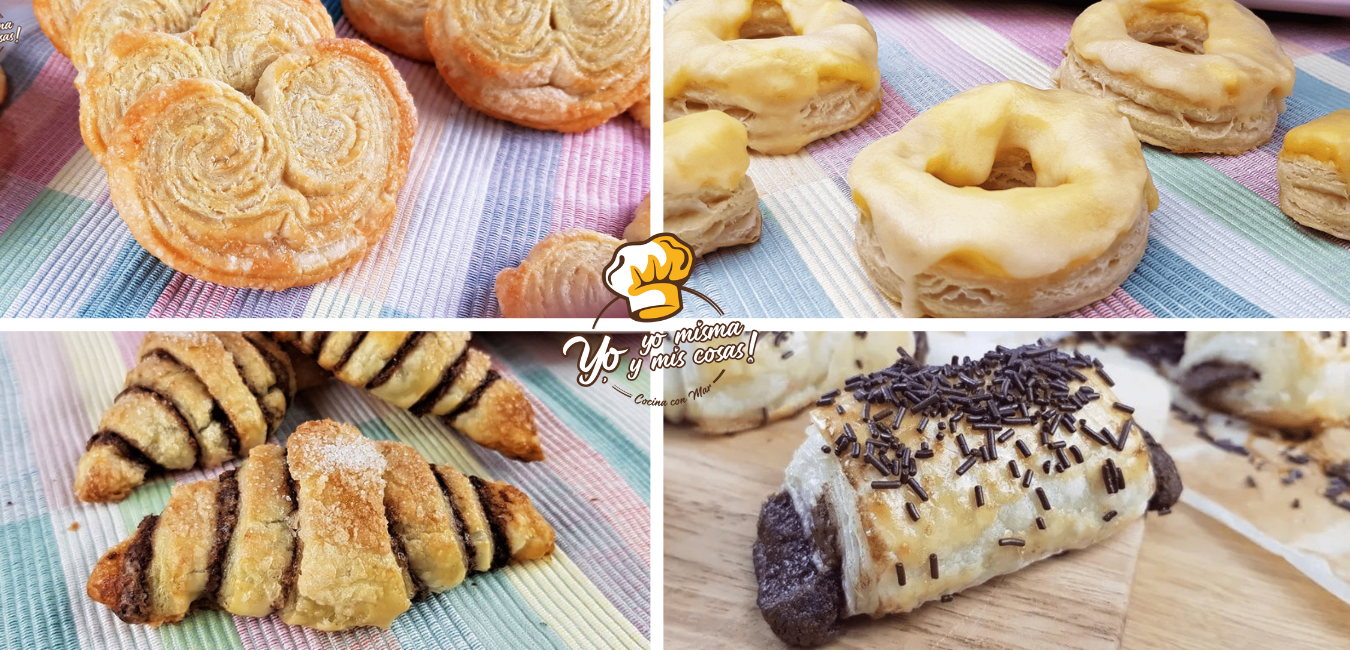 dulces con hojaldre