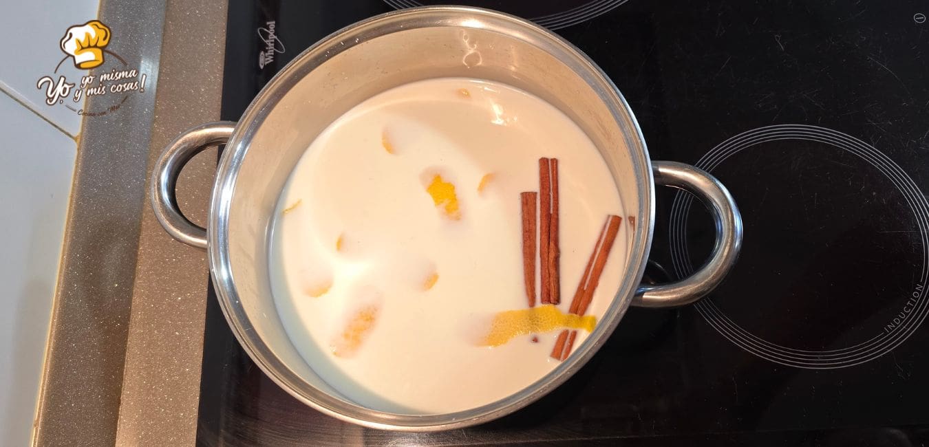 tarta de galletas con sabor arroz con leche 