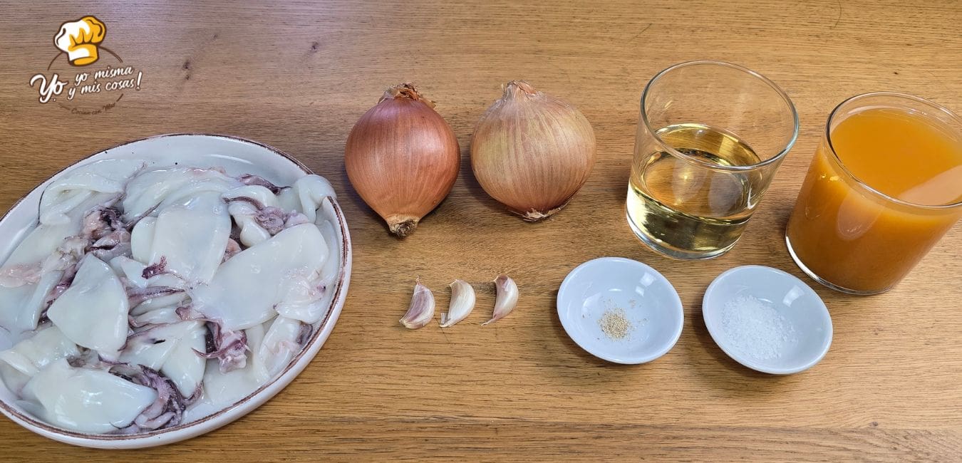 receta de calamares en salsa