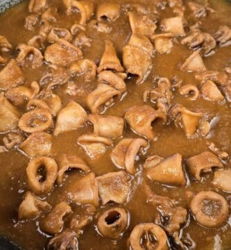 receta de calamares en salsa