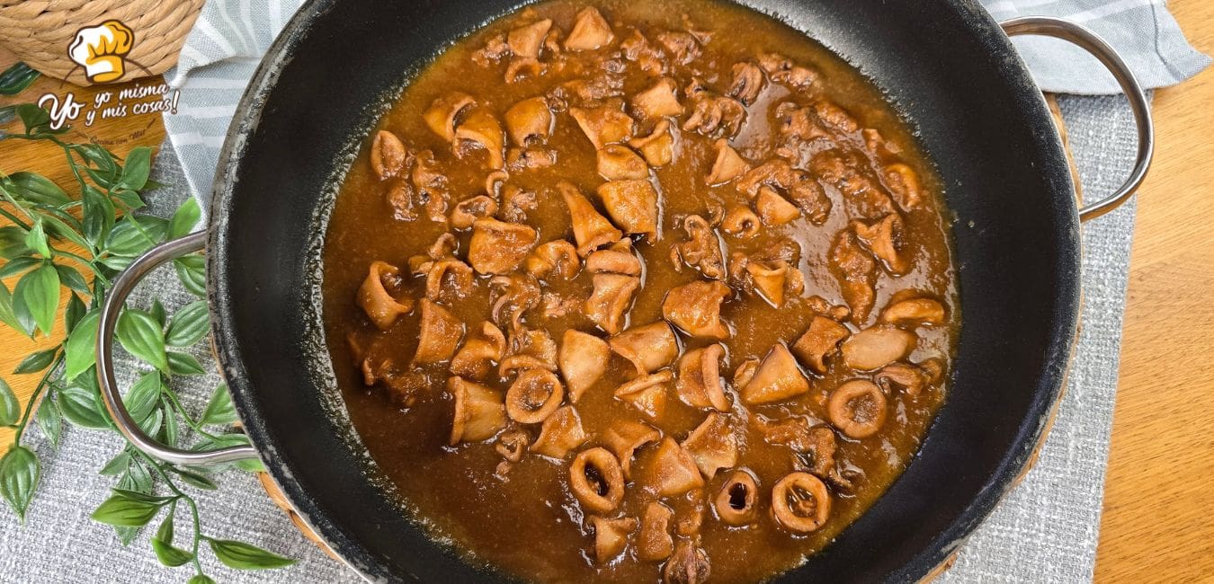 receta de calamares en salsa