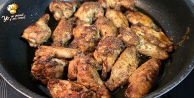 alitas de pollo en salsa de ajitos