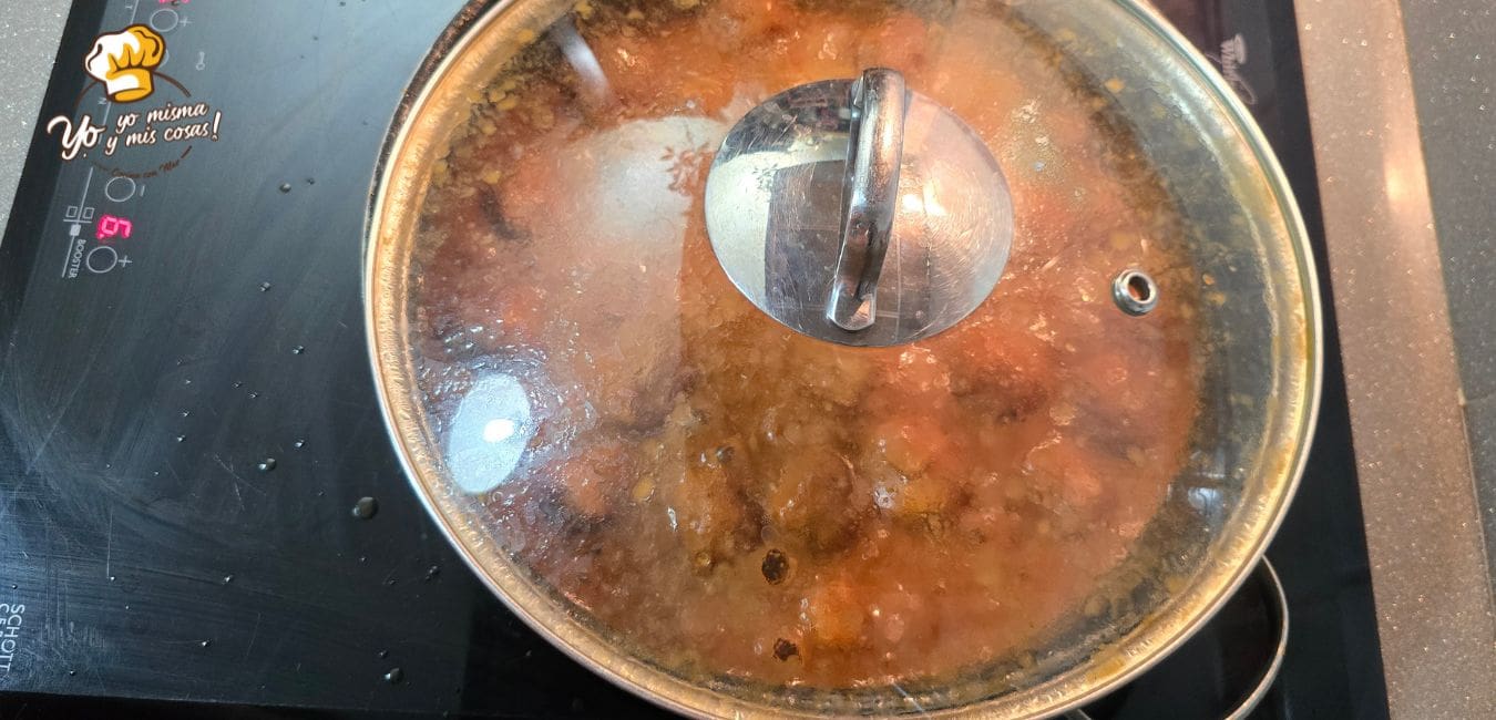 alb&oacute;ndigas en salsa de vino tinto 